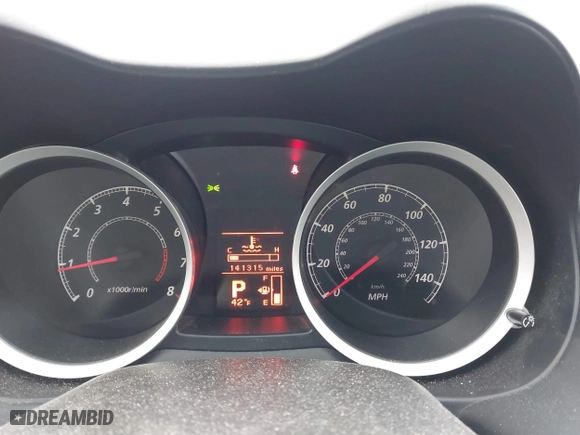 2013 Mitsubishi Lancer SE with VIN JA32V2FW7DU015061, listed as a IAAI auction lot 41863621 with 141,315 mi miles. Bid and sale history available at carsss.com. Image 7.