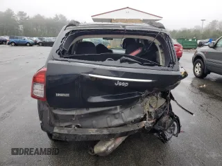 2014 Jeep Compass Sport with VIN 1C4NJCBA0ED552043, listed as a Copart auction lot 51749685 with 0 mi miles and Salvage Title. Bid and sale history available at carsss.com. Image 6.