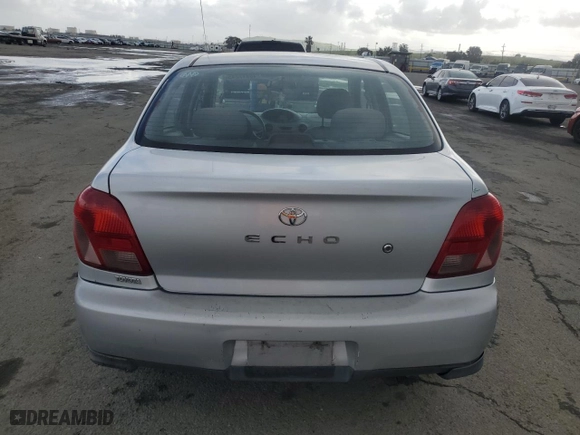 2002 Toyota ECHO with VIN JTDBT123420202436, listed as a Copart auction lot 48917245 with 114865 miles and Salvage Title. Bid and sale history available at carsss.com. Image 6.