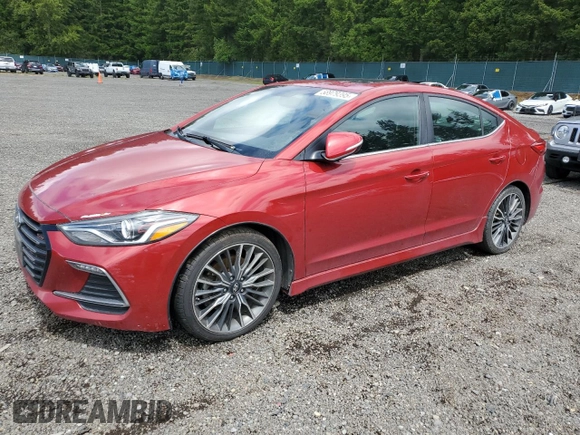 2018 Hyundai Elantra Sport с VIN KMHD04LB4JU523758, выставлен на аукционе Copart как лот 58979395 с пробегом 137 505 миль миль и Чистый • Clean title. История ставок и продаж доступна на DreamBid. Изображение 1.