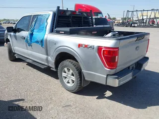 2021 Ford F-150 XL with VIN 1FTFW1E53MKE45734, listed as a IAAI auction lot 41984643 with 47,403 mi miles. Bid and sale history available at carsss.com. Image 3.