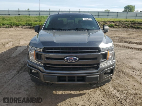 2019 Ford F-150 XL with VIN 1FTEW1EP7KFB35766, listed as a Copart auction lot 58234955 with 76,489 mi miles and Salvage title. Bid and sale history available at DreamBid. Image 5.