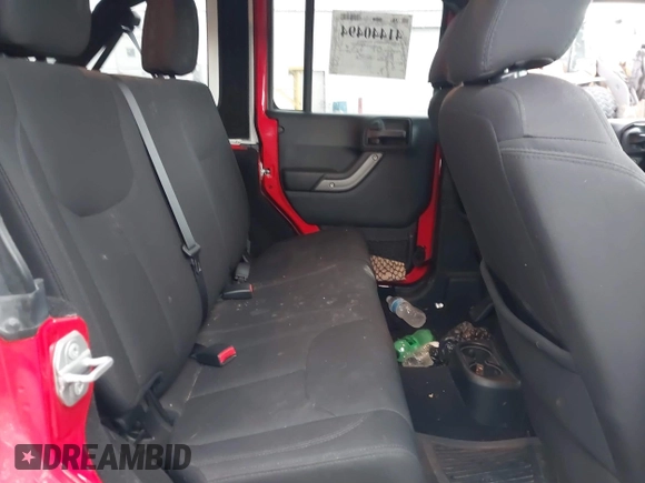 2018 Jeep Wrangler JK Unlimited Sport with VIN 1C4BJWDG0JL807344, listed as a IAAI auction lot 41440494 with 46,300 mi miles. Bid and sale history available at carsss.com. Image 8.