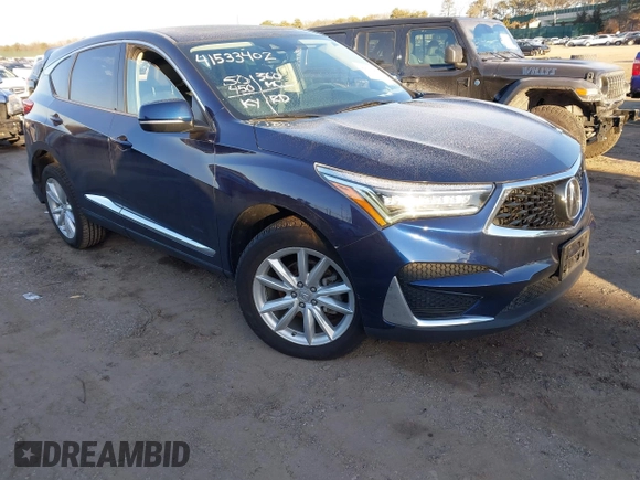 2020 Acura RDX with VIN 5J8TC2H38LL015929, listed as a IAAI auction lot 41533402 with 50,450 mi miles and . Bid and sale history available at DreamBid. Image 1.