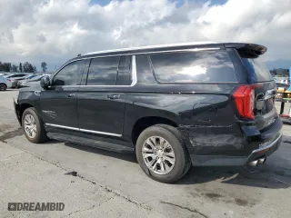 2021 GMC Yukon XL Denali with VIN 1GKS2JKL7MR217440, listed as a Copart auction lot 51016115 with 116,684 mi miles and Salvage Title. Bid and sale history available at carsss.com. Image 2.