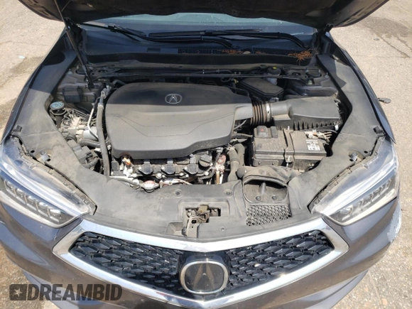 2020 Acura TLX Technology with VIN 19UUB3F40LA001110, listed as a Copart auction lot 57134585 with 131,507 mi miles and Salvage title. Bid and sale history available at DreamBid. Image 11.