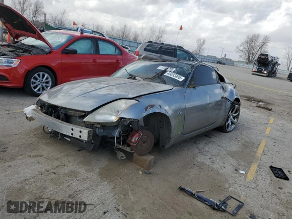 2004 Nissan 350Z Enthusiast with VIN JN1AZ34D04M102263, listed as a Copart auction lot 49333305 with Not Provided miles and Clean Title. Bid and sale history available at DreamBid. Image 1.