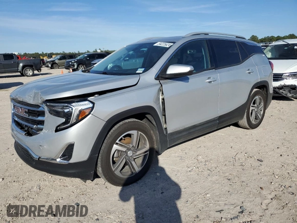 2018 GMC Terrain SLT Diesel with VIN 3GKALREUXJL141940, listed as a Copart auction lot 84225624 with 120,102 mi miles and Salvage Title. Bid and sale history available at DreamBid. Image 1.