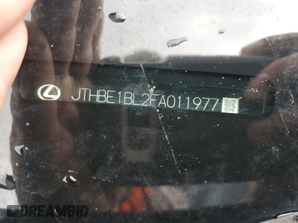2015 Lexus GS 350 with VIN JTHBE1BL2FA011977, listed as a Copart auction lot 58823945 with 190,922 mi miles and Salvage title. Bid and sale history available at DreamBid. Image 12.