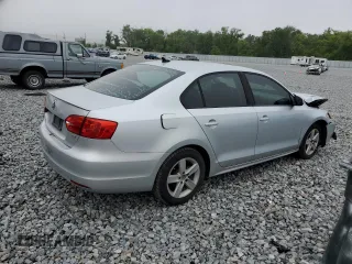 2011 Volkswagen Jetta TDI with VIN 3VWLL7AJ0BM121421, listed as a Copart auction lot 51160365 with 138,364 mi miles and Salvage title. Bid and sale history available at DreamBid. Image 3.