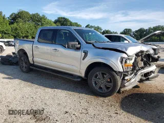 2023 Ford F-150 XL with VIN 1FTEW1C52PFC09166, listed as a Copart auction lot 60970505 with 51,359 mi miles and Non repairable. Bid and sale history available at DreamBid. Image 4.