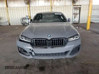2021 BMW 5 Series 540i with VIN WBA53BJ0XMWX02771, listed as a Copart auction lot 45048705 with Not Provided miles and Salvage Title. Bid and sale history available at DreamBid. Image 5.