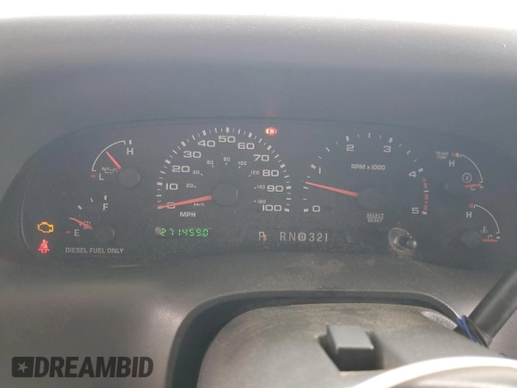 2004 Ford F-250 XL with VIN 1FTNW21P94EC60823, listed as a Copart auction lot 59985235 with 271,459 mi miles and Salvage title. Bid and sale history available at DreamBid. Image 9.