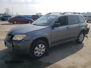 2005 Mitsubishi Outlander LS with VIN JA4LX31F85U031682, listed as a Copart auction lot 43630895 with 151,270 mi miles and Salvage Title. Bid and sale history available at carsss.com. Image 1.