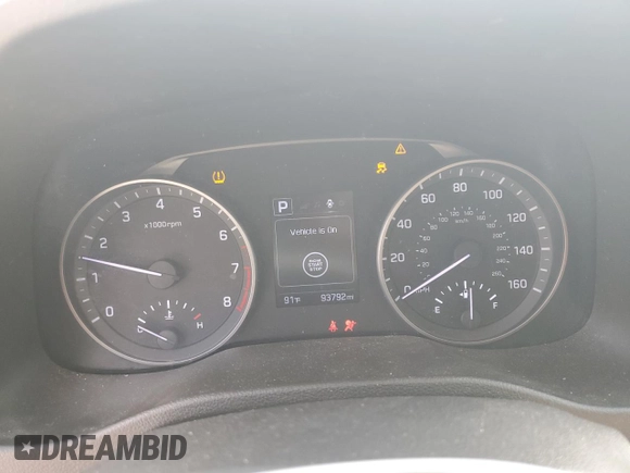 2018 Hyundai Elantra Value Edition with VIN 5NPD84LF1JH286138, listed as a Copart auction lot 51749835 with 93,792 mi miles and Salvage Title. Bid and sale history available at DreamBid. Image 9.