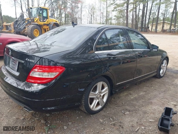 2010 Mercedes-Benz C-Class C 300 Sport with VIN WDDGF8BB3AR122185, listed as a IAAI auction lot 41954834 with NaN miles. Bid and sale history available at carsss.com. Image 4.