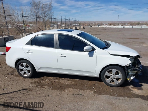 2010 Kia Forte EX with VIN KNAFU4A21A5056097, listed as a IAAI auction lot 41723648 with 40,588 mi miles. Bid and sale history available at carsss.com. Image 14.