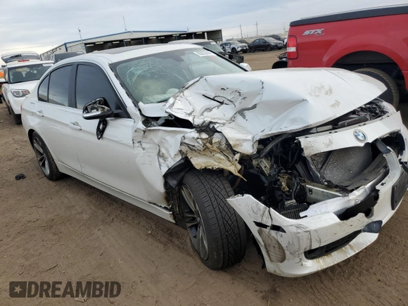 2015 BMW 3 Series 335i xDrive with VIN WBA3B9G58FNR93852, listed as a Copart auction lot 85033984 with 47,592 mi miles and Non repairable. Bid and sale history available at DreamBid. Image 4.