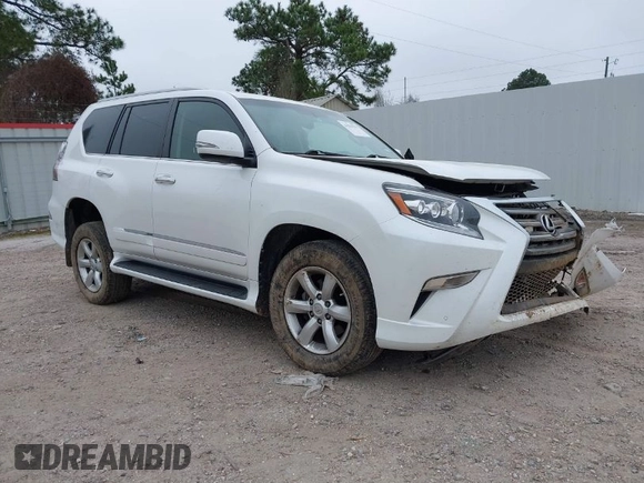 2015 Lexus GX 460 with VIN JTJBM7FX3F5107661, listed as a IAAI auction lot 41553229 with 45,436 mi miles and . Bid and sale history available at carsss.com. Image 1.