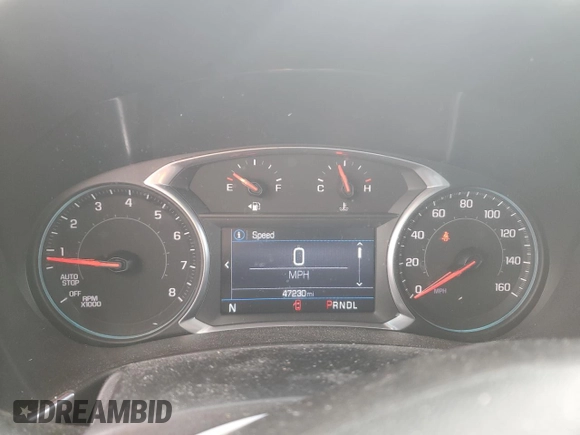 2019 Chevrolet Equinox LT with VIN 2GNAXKEV5K6295355, listed as a Copart auction lot 82251694 with 47,230 mi miles and Salvage Title. Bid and sale history available at DreamBid. Image 9.