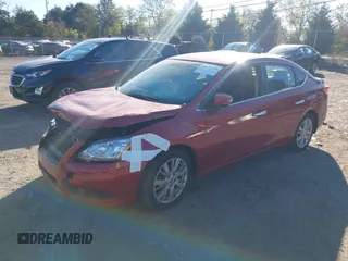 2013 Nissan Sentra SV with VIN 3N1AB7AP8DL625812, listed as a IAAI auction lot 40632556 with 153,114 mi miles. Bid and sale history available at carsss.com. Image 16.