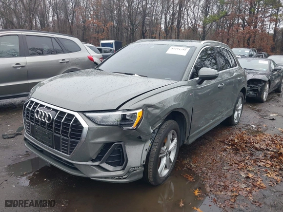 2020 Audi Q3 S line Premium with VIN WA1DECF36L1094769, listed as a IAAI auction lot 41191285 with 30,769 mi miles. Bid and sale history available at carsss.com. Image 17.