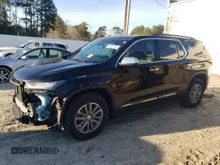 2022 Chevrolet Traverse LT Leather with VIN 1GNERHKW4NJ133767, listed as a Copart auction lot 85268164 with 56,951 mi miles and Salvage Title. Bid and sale history available at carsss.com. Image 1.
