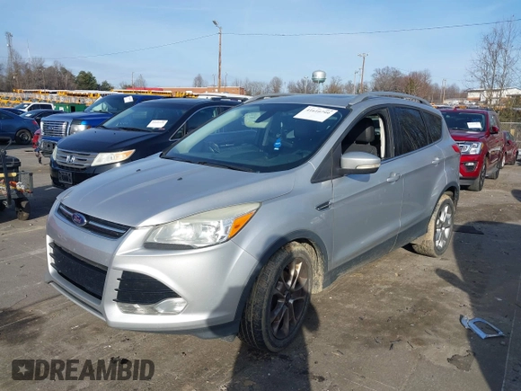 2014 Ford Escape Titanium with VIN 1FMCU0JX3EUB22005, listed as a IAAI auction lot 41610799 with 248,066 mi miles. Bid and sale history available at carsss.com. Image 17.