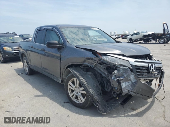 2017 Honda Ridgeline Sport+ with VIN 5FPYK3F21HB017935, listed as a Copart auction lot 67697704 with 110,378 mi miles and Salvage title. Bid and sale history available at DreamBid. Image 4.