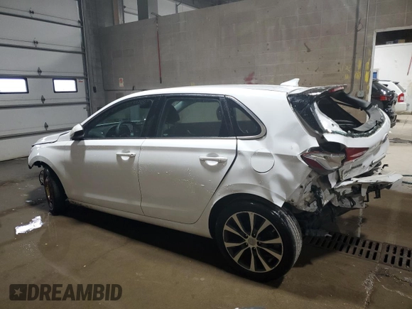 2018 Hyundai Elantra GT with VIN KMHH35LE4JU063820, listed as a Copart auction lot 81360684 with 104,786 mi miles and Salvage Title. Bid and sale history available at carsss.com. Image 2.