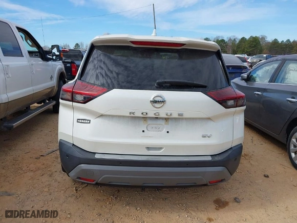 2021 Nissan Rogue SV with VIN 5N1AT3BA1MC710253, listed as a IAAI auction lot 41497280 with 52452 miles. Bid and sale history available at carsss.com. Image 16.
