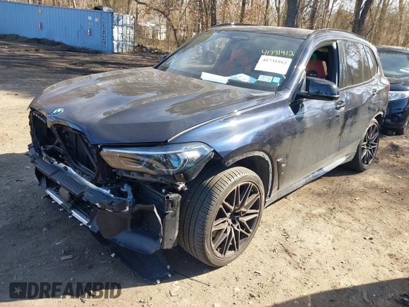 2022 BMW X5 M z VIN 5YMJU0C00N9J23747, wystawiony jako IAAI lot #41731912 z przebiegiem 44 899 mil mil oraz . Historia ofert i sprzedaży dostępna na DreamBid. Obrazek 18.