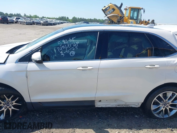 2016 Ford Edge Titanium with VIN 2FMPK3K88GBB56031, listed as a IAAI auction lot 41768418 with 89,298 mi miles. Bid and sale history available at carsss.com. Image 15.