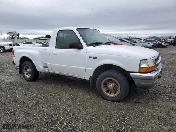 1998 Ford Ranger XL with VIN 1FTYR10C1WPA44856, listed as a Copart auction lot 43667295 with 239,330 mi miles and Clean Title. Bid and sale history available at carsss.com. Image 4.