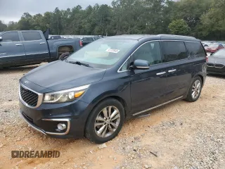2016 Kia Sedona SX-L with VIN KNDME5C12G6118059, listed as a Copart auction lot 47723945 with 177,391 mi miles and Salvage Title. Bid and sale history available at carsss.com. Image 1.