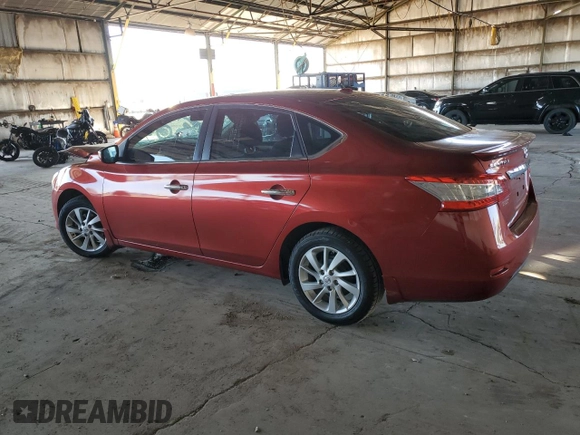 2015 Nissan Sentra SV with VIN 3N1AB7AP7FY377297, listed as a Copart auction lot 50177905 with 134,147 mi miles and Salvage Title. Bid and sale history available at DreamBid. Image 2.