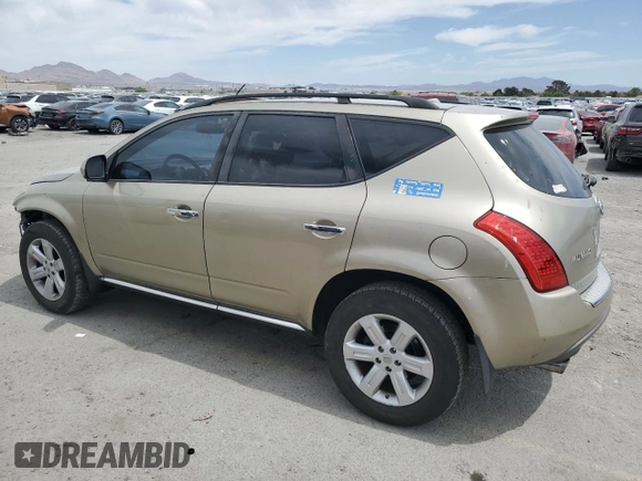 2007 Nissan Murano SL z VIN JN8AZ08WX7W666622, wystawiony jako Copart lot #54069455 z przebiegiem 219 483 mil mil oraz Szkoda całkowita • Salvage title. Historia ofert i sprzedaży dostępna na DreamBid. Obrazek 2.