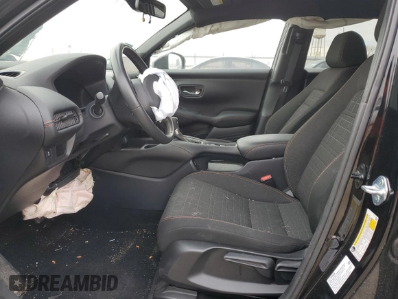 2024 Honda HR-V Sport with VIN 3CZRZ2H51RM744848, listed as a Copart auction lot 43876235 with 7,374 mi miles and Salvage Title. Bid and sale history available at DreamBid. Image 7.