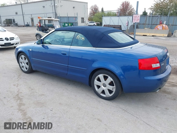 2006 Audi A4 1.8T with VIN WAUAC48H96K002045, listed as a IAAI auction lot 42128208 with 158,716 mi miles. Bid and sale history available at carsss.com. Image 3.