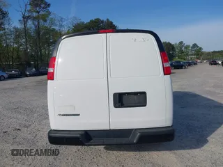2021 Chevrolet Express Cargo Van with VIN 1GCWGAFP0M1206242, listed as a IAAI auction lot 42043866 with 148,087 mi miles. Bid and sale history available at carsss.com. Image 16.