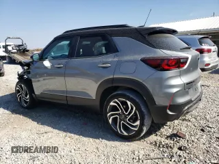 2025 Chevrolet TrailBlazer RS with VIN KL79MTSL6SB046005, listed as a Copart auction lot 77990124 with 356 mi miles and Salvage Title. Bid and sale history available at carsss.com. Image 2.