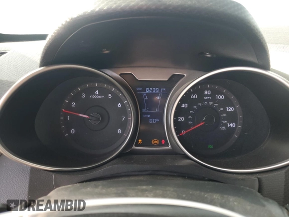2012 Hyundai Veloster w/Black Int with VIN KMHTC6AD6CU054131, listed as a Copart auction lot 59344465 with 82,391 mi miles and Salvage title. Bid and sale history available at DreamBid. Image 9.