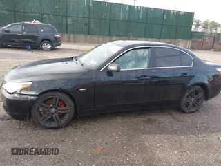 2007 BMW 5 Series 525i with VIN WBANE535X7CW59611, listed as a IAAI auction lot 41850206 with 209,571 mi miles and . Bid and sale history available at carsss.com. Image 14.