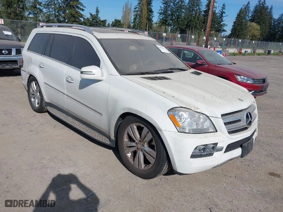 2011 Mercedes-Benz GL-Class GL 450 with VIN 4JGBF7BE6BA744591, listed as a IAAI auction lot 42047641 with 1 mi miles. Bid and sale history available at carsss.com. Image 1.