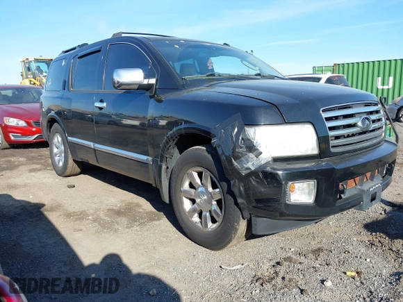 2006 Infiniti QX56 with VIN 5N3AA08C56N809993, listed as a IAAI auction lot 42109180 with 161,082 mi miles. Bid and sale history available at carsss.com. Image 1.
