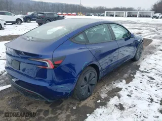 2025 Tesla Model 3 Long Range with VIN 5YJ3E1EA3SF886793, listed as a IAAI auction lot 41484616 with 139 mi miles. Bid and sale history available at carsss.com. Image 4.