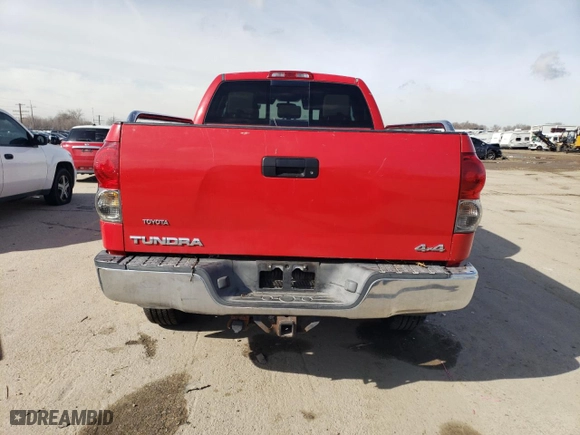 2007 Toyota Tundra SR5 with VIN 5TFBV54187X008830, listed as a Copart auction lot 46350725 with 158,452 mi miles and Salvage Title. Bid and sale history available at carsss.com. Image 6.