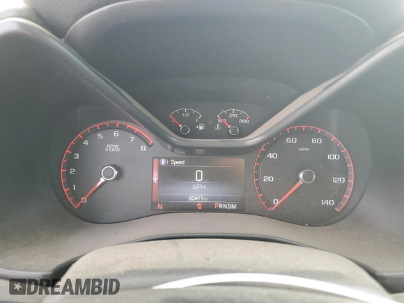 2015 GMC Canyon 4WD SLE with VIN 1GTG6BE31F1221315, listed as a Copart auction lot 78237394 with 93,411 mi miles and Salvage Title. Bid and sale history available at carsss.com. Image 9.
