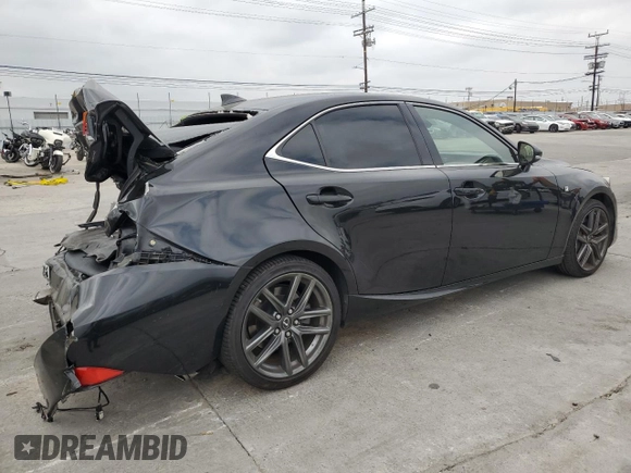 2019 Lexus IS 300 with VIN JTHBA1D25K5087678, listed as a Copart auction lot 50942805 with 60,491 mi miles and Salvage title. Bid and sale history available at DreamBid. Image 3.