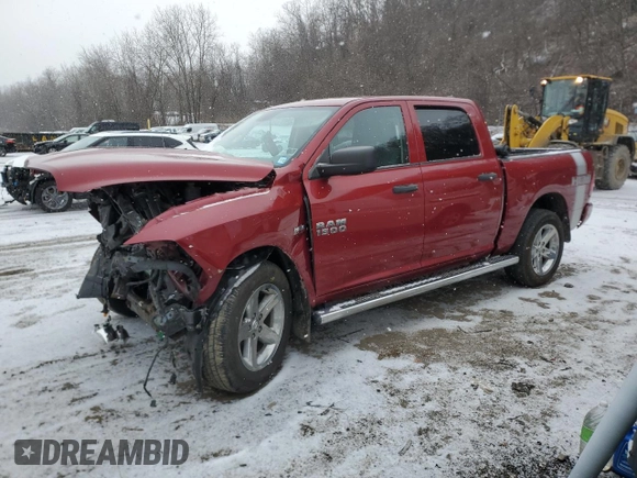 2013 Ram 1500 ST with VIN 1C6RR7KTXDS542852, listed as a Copart auction lot 41413605 with 90,398 mi miles and Salvage title. Bid and sale history available at DreamBid. Image 1.